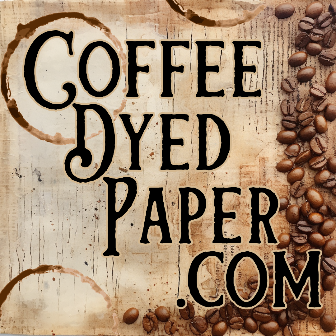 Coffee Dyed Paper Home Brewed Paper Our Premium Hand Crafted Coffee Dyed Paper